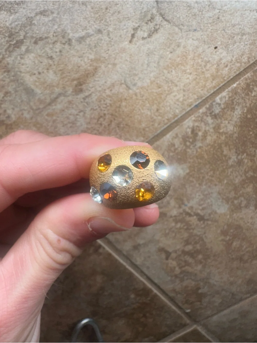 Vintage Jackie Collin’s ring 1980s 6-6.5